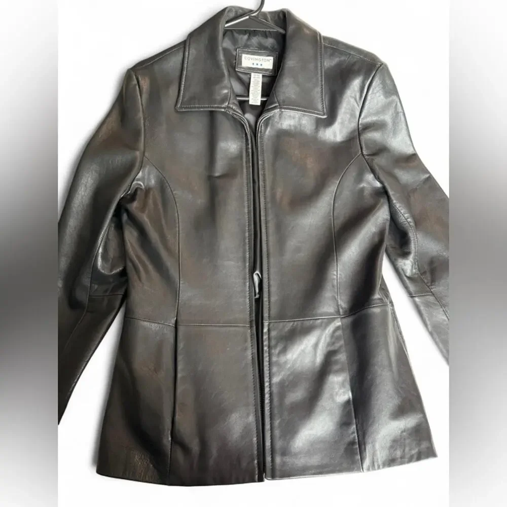 Covington black leather